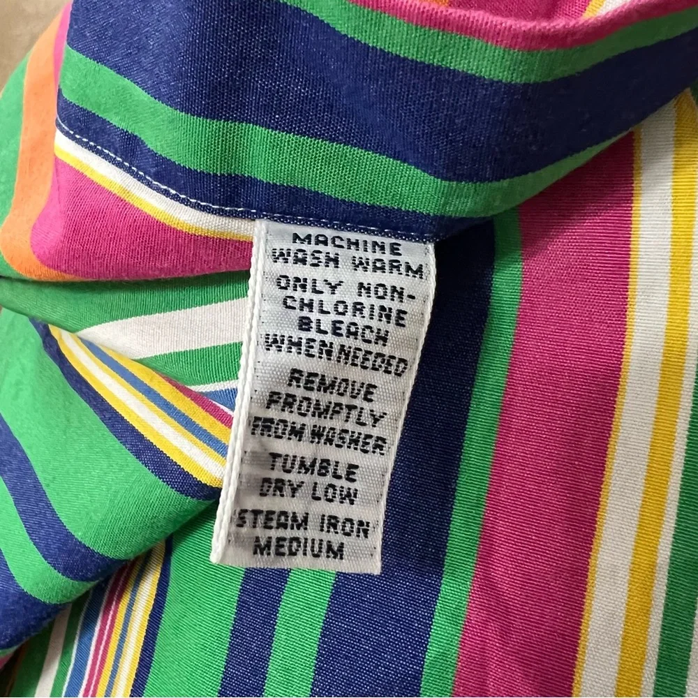 Polo Ralph Lauren Regent Classic Fit Multicolor Long Sleeve Button Up Shirt Lux